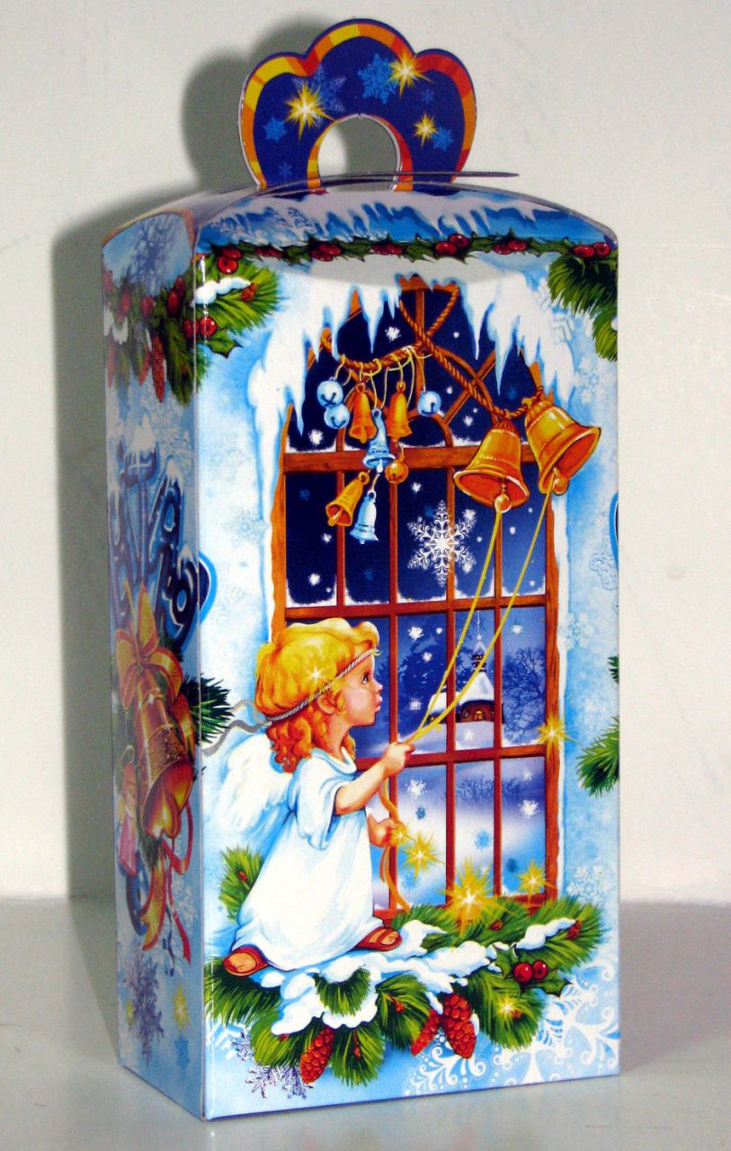 Подарунок новорічний солодкий "Цукерня Діда Мороза", 340г PODAROK